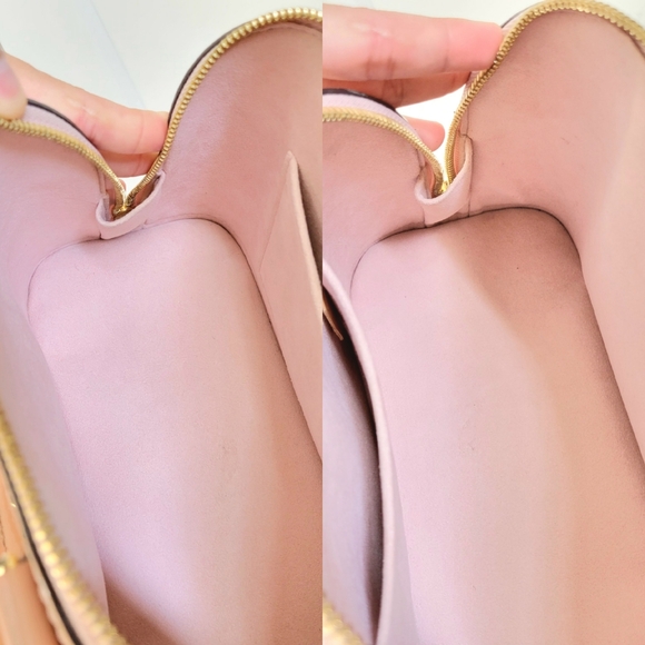 💕STUNNING LOUIS VUITTON Vernis Flowers Alma BB Rose Ballerine - Picture 11 of 16